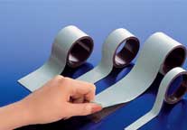 Magnetic tape adhesive