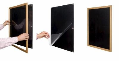 Chalkboards and crayons