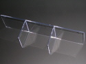 Folder displays multiple compartments for 1/3 A4